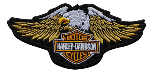 Parche Bordado Harley Davidson Logo Aguila Motorcycle