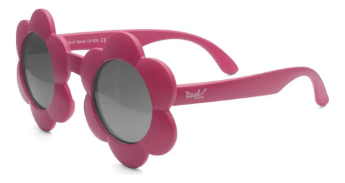 Lentes De Sol Flores Talla 2+ Rosado  Real Shades