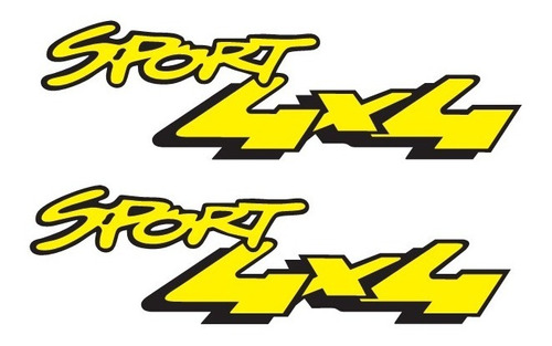 Calcas Sticker Sport 4x4 Para Batea Compatible Con F150
