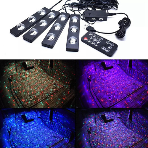 Luces Interiores Del Automóvil 1 4 12 Led Underdash
