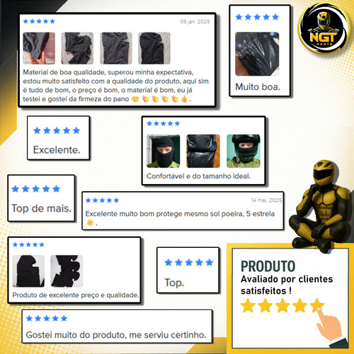 Cx1 Kit De 4 Pasamontañas Con Gorro Térmico Ninja Toca Con