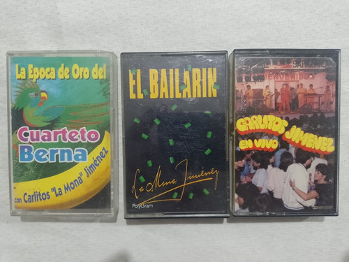 Cassette La Mona Jiménez Lote 3cass No Gary Tosas Bladys Leo