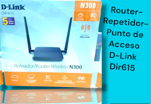 Router D-link Repetidor Punto Acceso Cliente Wifi Dir 615 