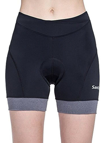 Santic Shorts De Ciclismo Para Mujer 4d Gel Spin Bike Clases