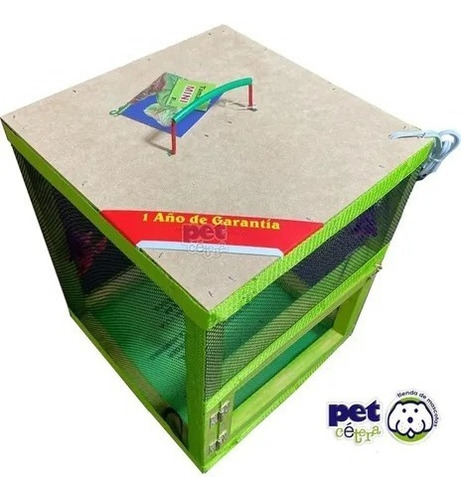Imagen 5 de 10 de Terrario Para Reptiles Iguana Camaleón Etc (40x30x30cm)