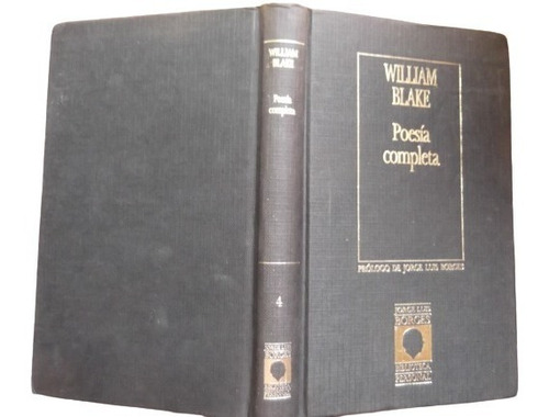 Poesia Completa William Blake Biblioteca Borges Tapa Dura