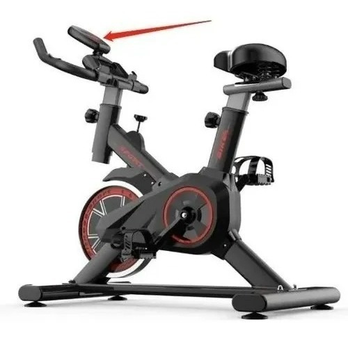 Imagen 1 de 3 de Bicicleta Estática Spinning + Monitor Fitness + Pedal Alumin