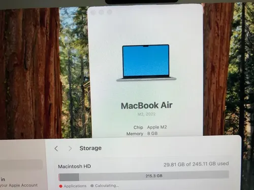 Macbook Air M2 13 256ssd 8gb Applecare+ Out26 | MercadoLivre