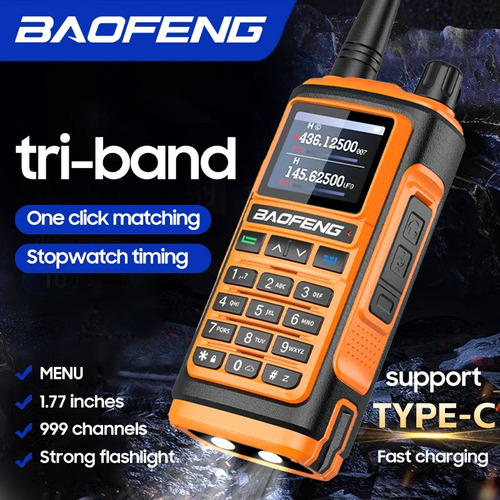 Radio Baofeng Uv17r Pro Tribanda Vhf 220mhz Uhf Copia Frecue