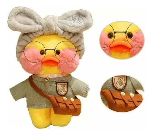 Plush Lalafanfan Duck With Gift Accessories