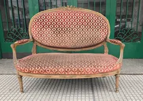 Comprar Hermoso Sofa De Sala Antiguo Estilo Francés Luis Xvi Tallado