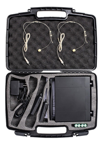 Amw Bu200 Microfone Sem Fio Duplo Digital Auricular + Case !