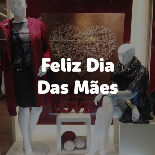 Adesivo Decorativo Vitrine Escrita Feliz Dia Das Mães