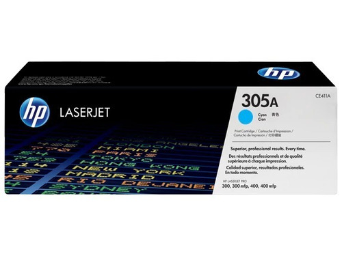 Cartucho De Toner 305a Cian Laserjet Hp C