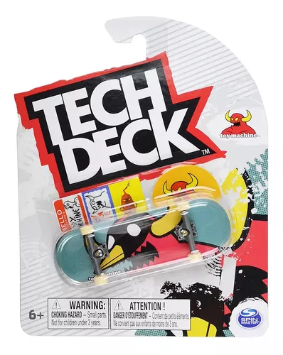 Skate De Dedo Profissional Fingerboard Tech Deck C/ Adesivos
