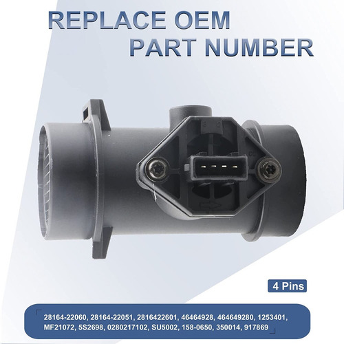 Sensor Maf Hyundai Accent 1.3/1.5. 4 Pines