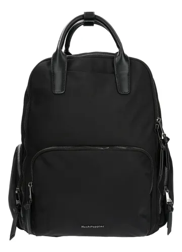 Mochila Hush Puppies Renne Back Negro Mujer MercadoLibre