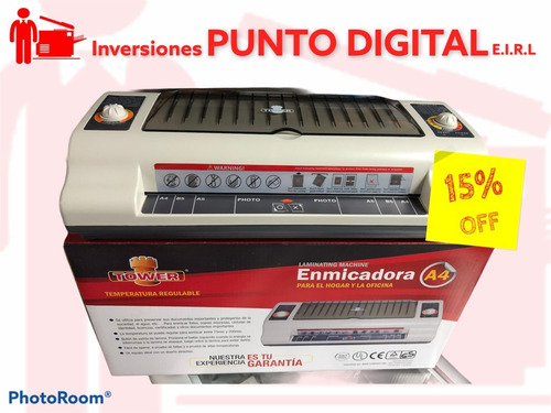 Imagen 2 de 3 de Enmicadora A4 Marca Tower