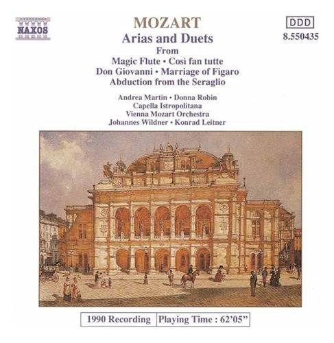 Arias And Duets/robin - Mozart (cd