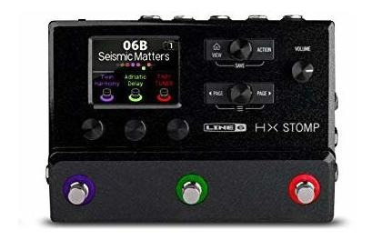 Line 6 Guitarra Electrica Multiefectos, Negro (hx Stomp)