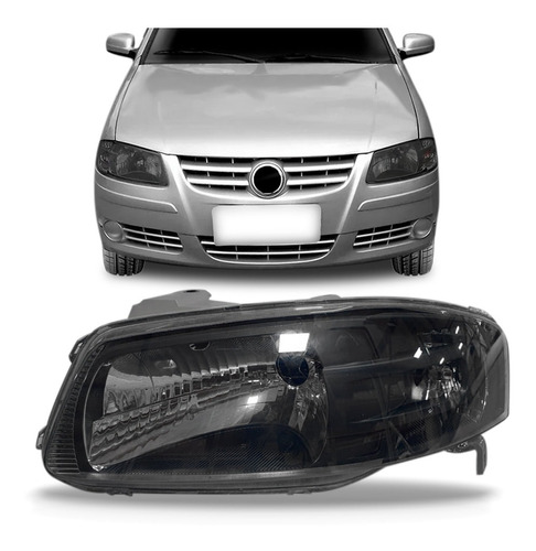 Farol Gol G4 2004 2005 2006 2007 2008 Mascara Negra Le