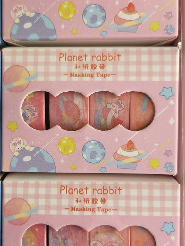 Washitape Planet Rabbit Diseño 1