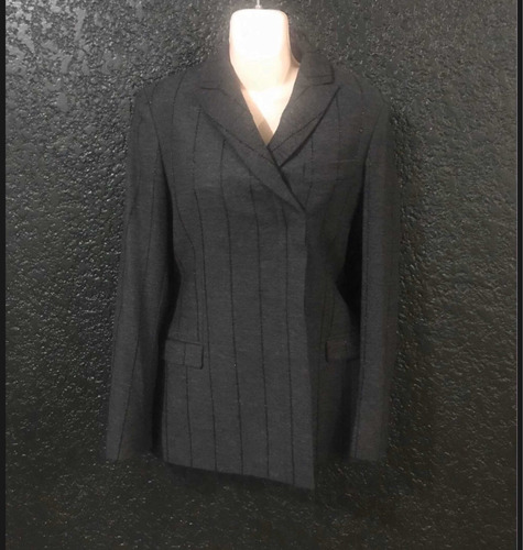 Blazer Gris Marca Gianni Versace 100% Original Semi Nuevo