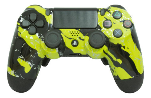 Controle Stelf Ps4 Com Grip Abstract Green