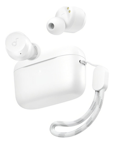 Audífonos Bluetooth Soundcore A20i in Ear Audífonos Cancelacion de Ruido Activa 28 Horas de Calidad de Sonido sin Pérdida Soporte de Carga Rápida Bluetooth 5.3 Audífonos Manos Libres color blanco