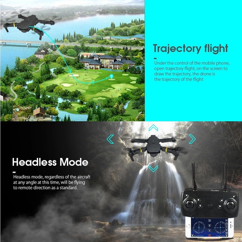 Câmera HD Drone E998 Pro de 50 metros e 720mp para iniciantes