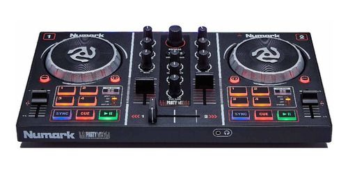 Numark Dj Party Mix Controlador Dj Mixer Usb Show De Luces