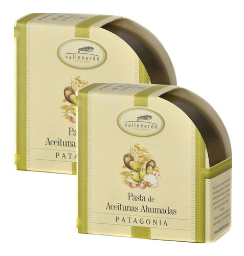 Pasta De Aceitunas Ahumadas Valle Verde 90gr. Pack X2