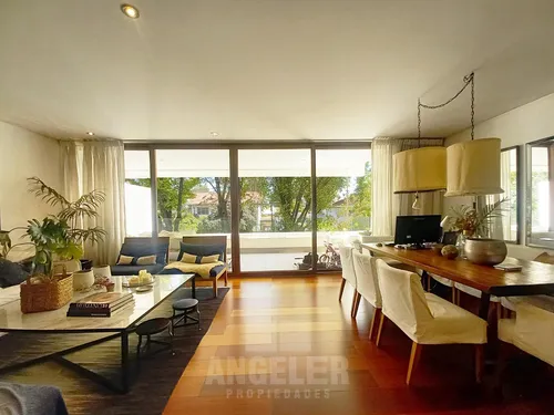 Duplex Con Jardín Y Gran Sala En Piso 1 * 3d/4b En Vitacura