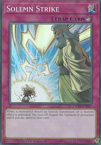 Solemne Strike - Cotd-ense2 - Super Rare - Edición Limitada 