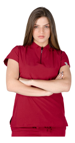 Uniforme Para Enfermera Tela Antifluidos Licrada Stretch