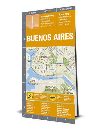 Buenos Aires City Map - Tercera Edicion - Julian De Dios