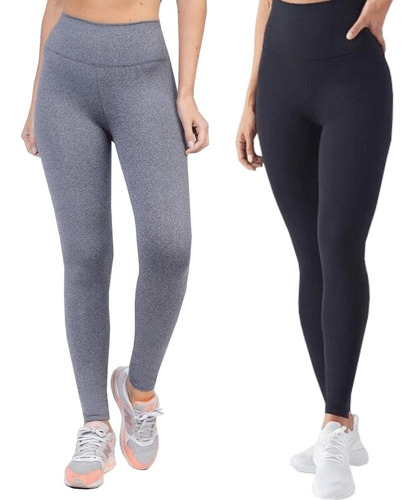 Imagem 4 de 5 de Calça Legging Feminina Fitness Academia Básica Cintura Alta