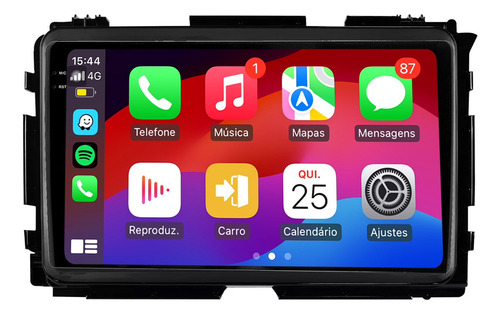 Multimidia Hrv 16/21 9p Octacore Carplay 6gb 128gb Tpros 360