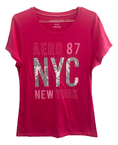 Blusa De Viscose Rosa Da Aeropostale - Tam Gg