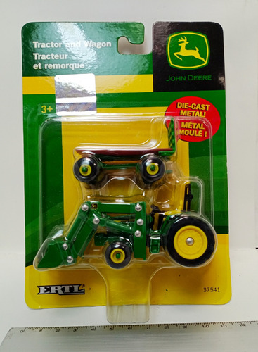 Tractor Y Remolque Ertl John Deere 37541 Diecast -nuevo