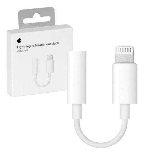 Adaptador Lightning A Auxiliar Jack 3.5 Mm Audífono iPhone