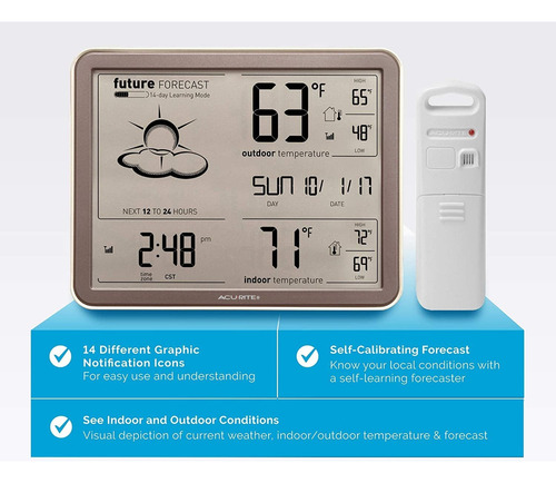Acurite Wireless Weather Station Atomic Clock