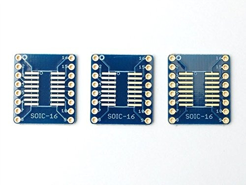 Adafruit Smt Breakout Pcb For Soic-16 Or Tssop-16 - 3 Pack