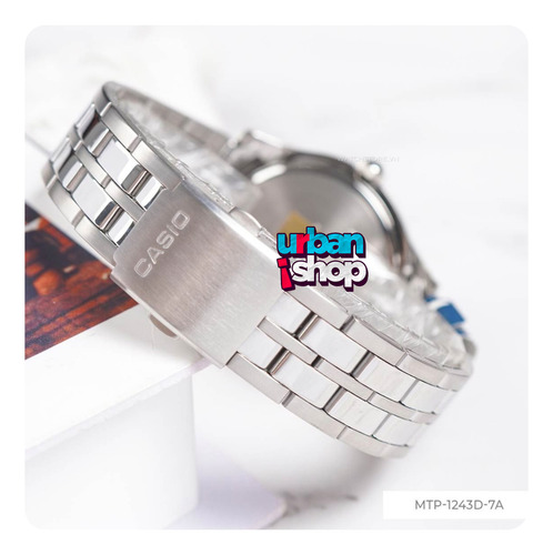 Reloj Casio Hombre Mtp 1243d 7a Acero Inoxidable