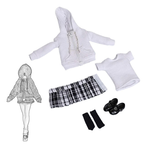Conjunto De Ropa De Figura A Escala 1/12, Kits De Abrigo