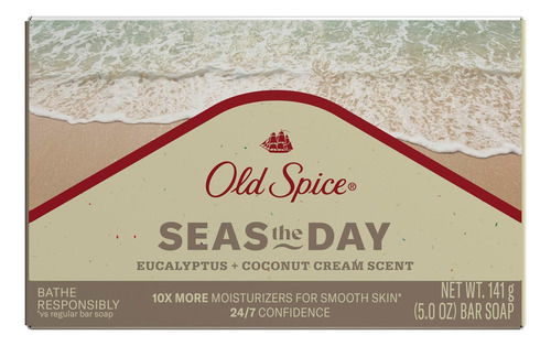 Jabón En Barra Old Spice Para Hombre, Seas The Day Eucalyptu