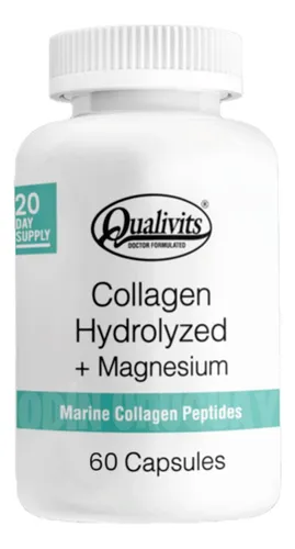 Aloe Vera Bebible + Colágeno Con Magnesio X 60 - Qualivits Sabor Durazno