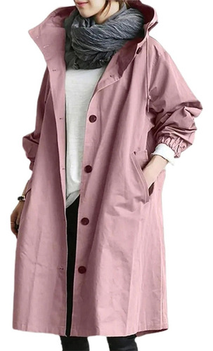 Chaqueta Corta De Viento Para Mujer, Casual, Con Capucha En