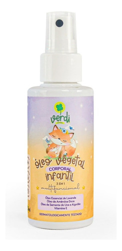 Óleo Vegetal Corporal Infantil Vegano Verdi Natural ®