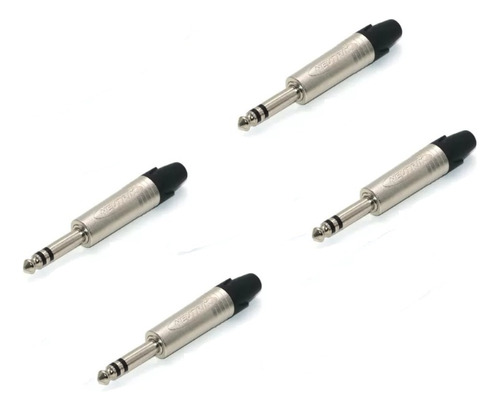 Neutrik® Np3c® 4 Conectores Plug Stereo Trs 1/4 Nuevos Envio